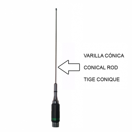 DESIRER-CB - OMNI MOVIL ABATIBLE 5/8 CB 26⁠-⁠28 MHz - 