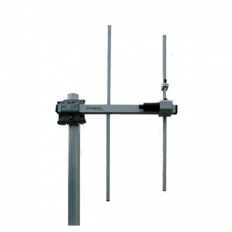 DVL-70/2 - ANTENNE YAGI 2 ELEMENTS VHF LOW BAND 66⁠-⁠77 MHz - 