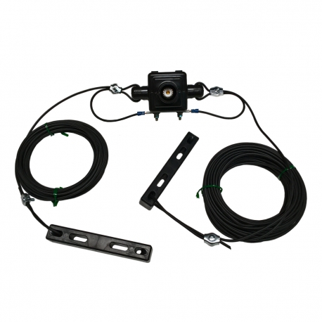 DDK-20 - WINDOW HF 3,7⁠-⁠7⁠-⁠14⁠-⁠21⁠-⁠28 MHz WITH CABLES 41,40 M - 