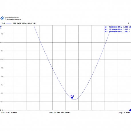 M-27 1/2 - OMNI BASE ANTENNA CB 26⁠-⁠28 MHz - 