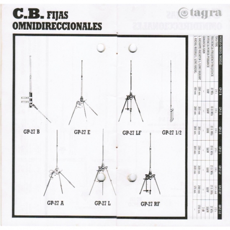 GP-27B - OMNI ANTENNA BASE CB 27 MHz - 