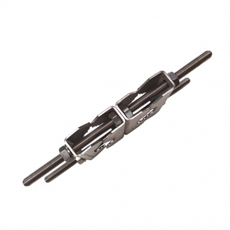 B-3030 - ABRAZADERA DE ACERO INOX/GALV MASTIL 32⁠-⁠40 MM - 