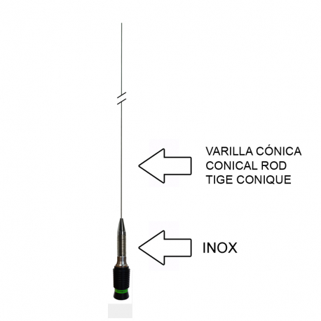 RQS-12R - OMNI MOVIL VHF 144⁠-⁠174 MHz (NO GROUND) - 