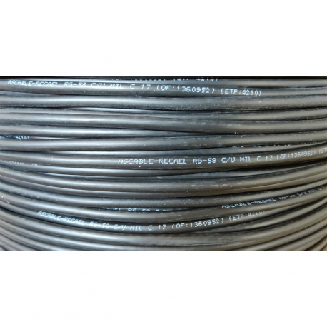 RG-58 - CABLE RG⁠-⁠58 25/50/100 METROS - 