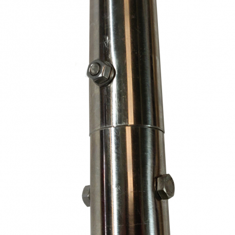 MI-1535 - TUYAUX MAT 1 X 1.5 METRES INOX Ø35 - 