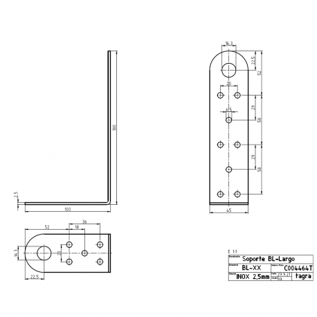 C004464T - BL LONG SUPPORT - 