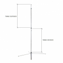 GP-2MTB - ANTENNE OMNI BASE VHF 136-174 MHz
