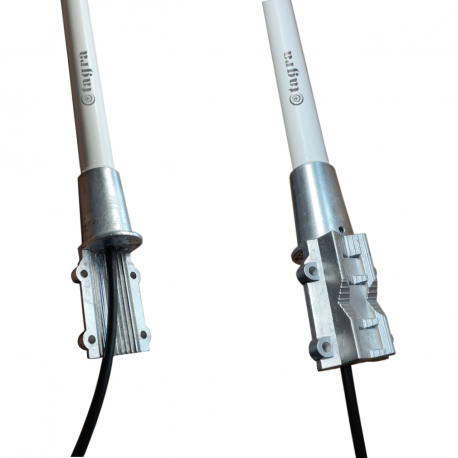 MAX-145/0 - ANTENNE OMNI BASE VHF ALUMINIUM + FIBRE 140⁠-⁠155 MHz - 