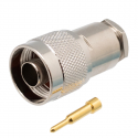 C002241T - ACCESORIOS - CONECTORES - CONECTOR N MACHO RG-213 TEFLÓN