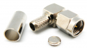 C004424T - CONNECTOR SMA MALE RG-58 ELBOWED CRIMP