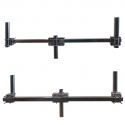 S-4090 - ACCESORIES - SUPPORTS - SUPPORT HORITZ. DOUBLE SQUARE TUBE INOX 1500 MM