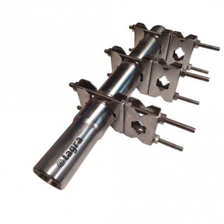 B-4040 - ABRAZADERA DE ACERO INOX/GALV MÁSTIL 35⁠-⁠50 MM - 