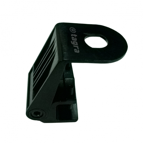 KF-100N - SUPPORT GOUTIÉRE CHROMAGE NOIR - 