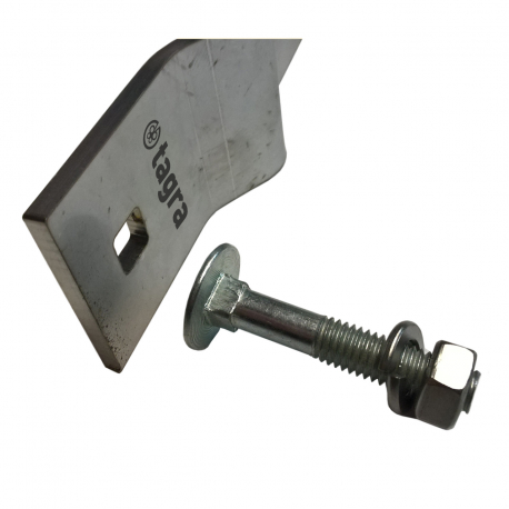 KN-2843 - JUEGO ABRAZADERAS ACERO INOX. MÁSTIL 28⁠-⁠43 MM (x2) - 