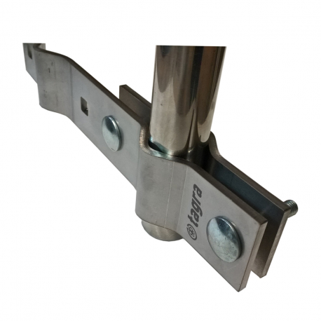 KN-2843 - JUEGO ABRAZADERAS ACERO INOX. MÁSTIL 28⁠-⁠43 MM (x2) - 