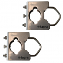 SIX-352 - ACCESORIES - SUPPORTS - STAINLESS STEEL SUPPORT FOR MAST 35 MM (2 UNITS)