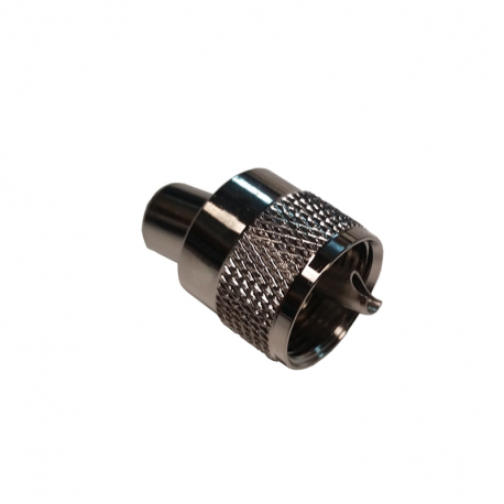PL-259R - CONECTOR PL⁠-⁠259R MACHO PARA RG⁠-⁠58 - 