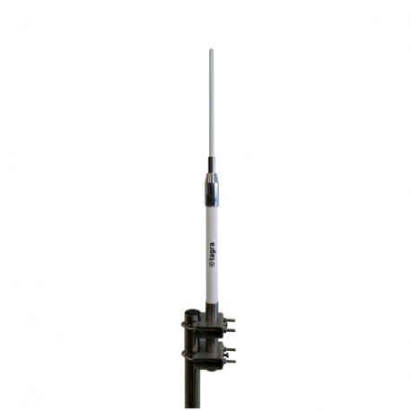 CVX-9 - ANTENNE OMNI BASE VHF156⁠-⁠16,52 MHz - IMAGE RÉDUITE (LONGUEUR RÉELLE 5,85 METRES)<br>Tube et suport en INOX