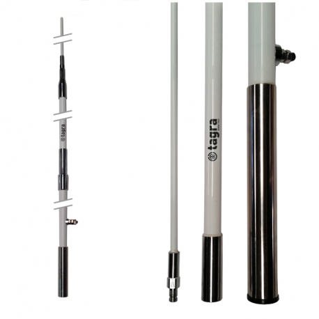 HF-750 - ANTENA HF OMNI BASE 1.4⁠-⁠30 MHz - Incluye tres tramos (1 x 3 m. y 2 x 2,25 m.)