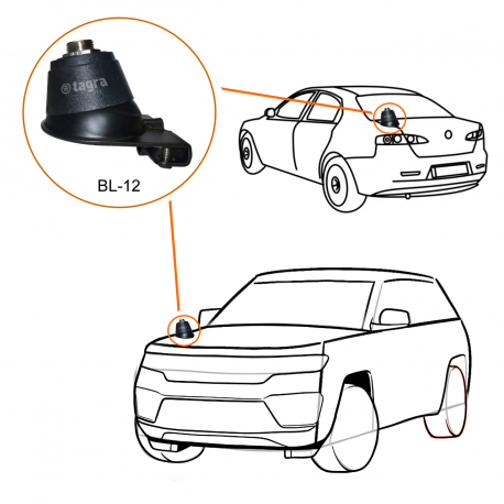 BL-12 - SUPPORT BASE COFFRE POUR VOITURES TYPE PL - 