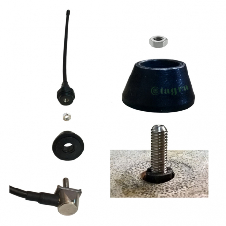 UH-8TETRAPOL - ANTENNE OMNI POUR VEHICULES UHF 380⁠-⁠520 MHz - 