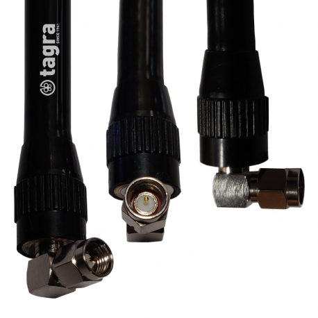 A-380SM AC - ANTENA OMNI MOVIL SMA ACODADO UHF 380⁠-⁠400 MHz - 