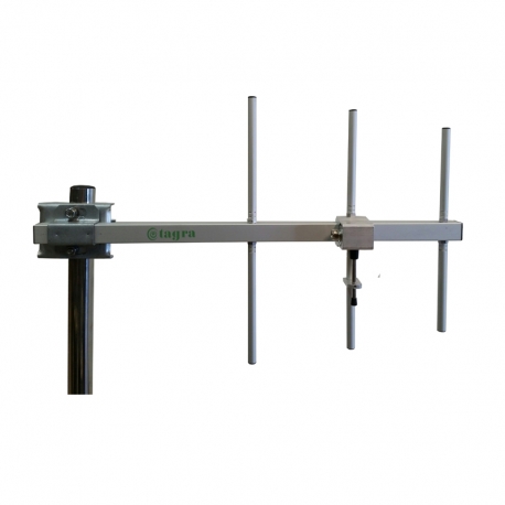 DVL-70/3 - ANTENNE YAGI 3 ELEMENTS VHF LOW BAND 66⁠-⁠77 MHz - 